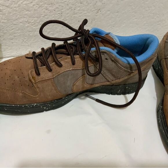 Nike Dunk Low CL Baroque Rustic Brown Blue 2007 Size 10.5 Sneakers 304714-228 - Picture 5 of 11